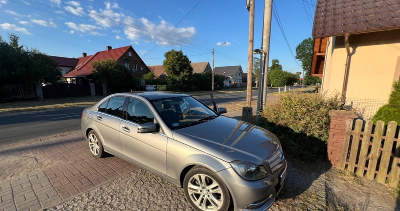 Mercedes-Benz Klasa C cena 47500 przebieg: 219000, rok produkcji 2013 z Lubin małe 154